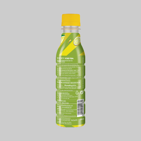 Society Iced Tea Bottle Lemon 250 ml