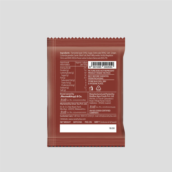 Society Tamarind Date Chutney Pouch - Pack of 10
