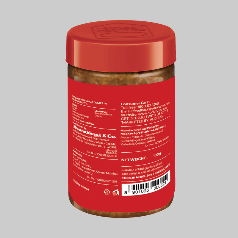 Society Dry Garlic Chutney Jar