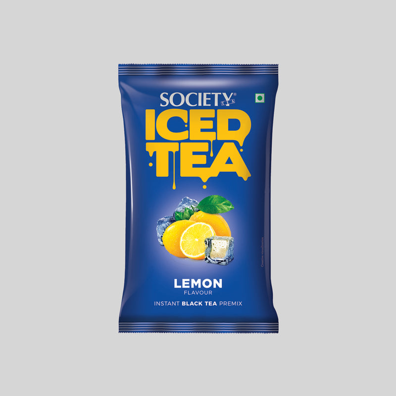 Society Iced Premix Tea Lemon Black 100g Pouch - Pack of 10