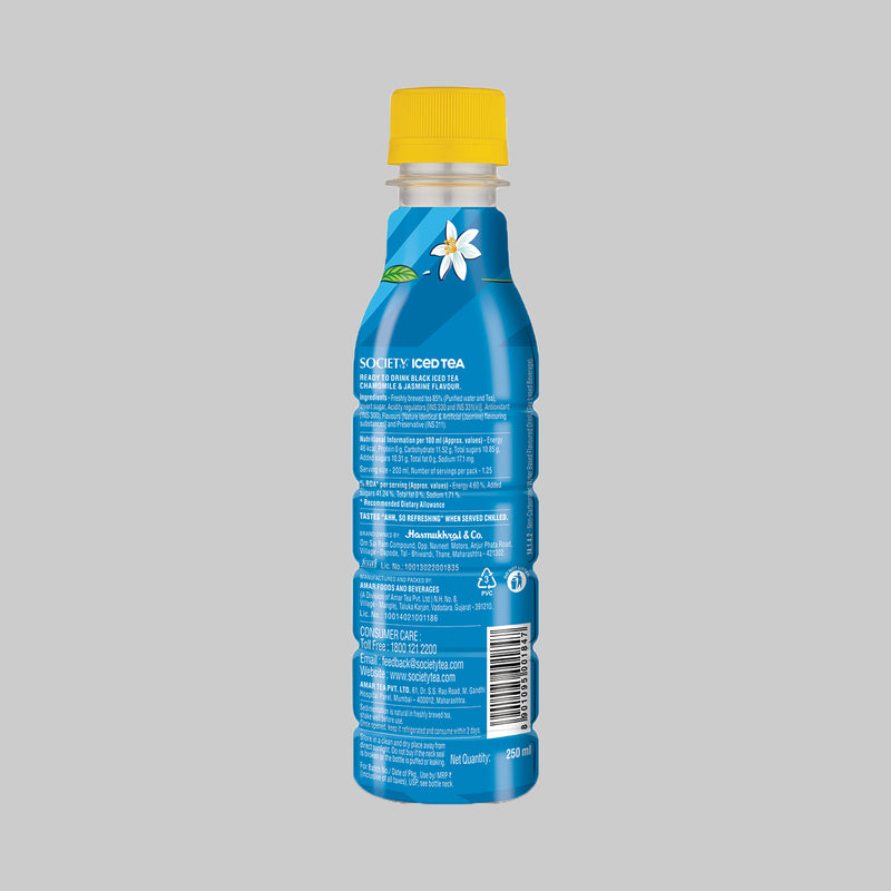 Society Iced Tea Bottle Jasmine 250 ml