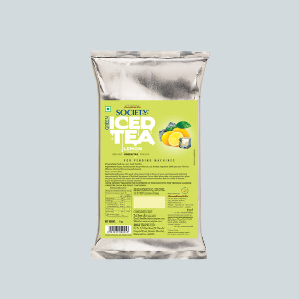 Society Iced Tea Lemon Green Tea Premix Pouch