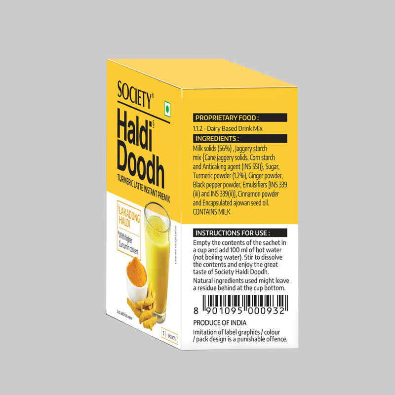 Haldi Doodh Benefits - Premix Pack of 3 | Society Tea