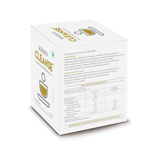 Cleanse Green Tea Detox Kahwa Premix - Pack of 5