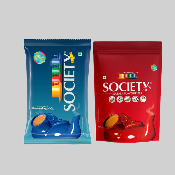Society Leaf Tea & Society Masala Tea Pouch Combo