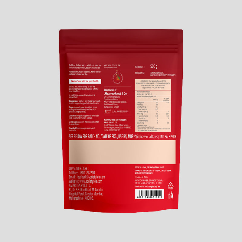 Society Masala Tea Pouch