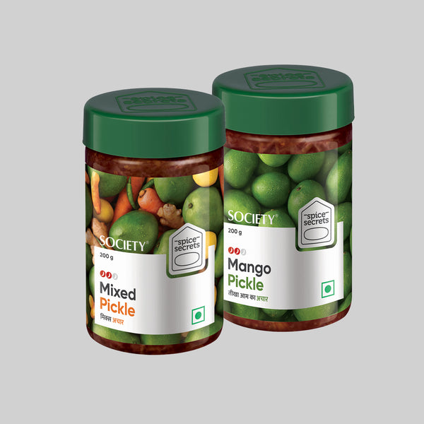Society Spicy Mango Pickle  + Society Mixed Pickle