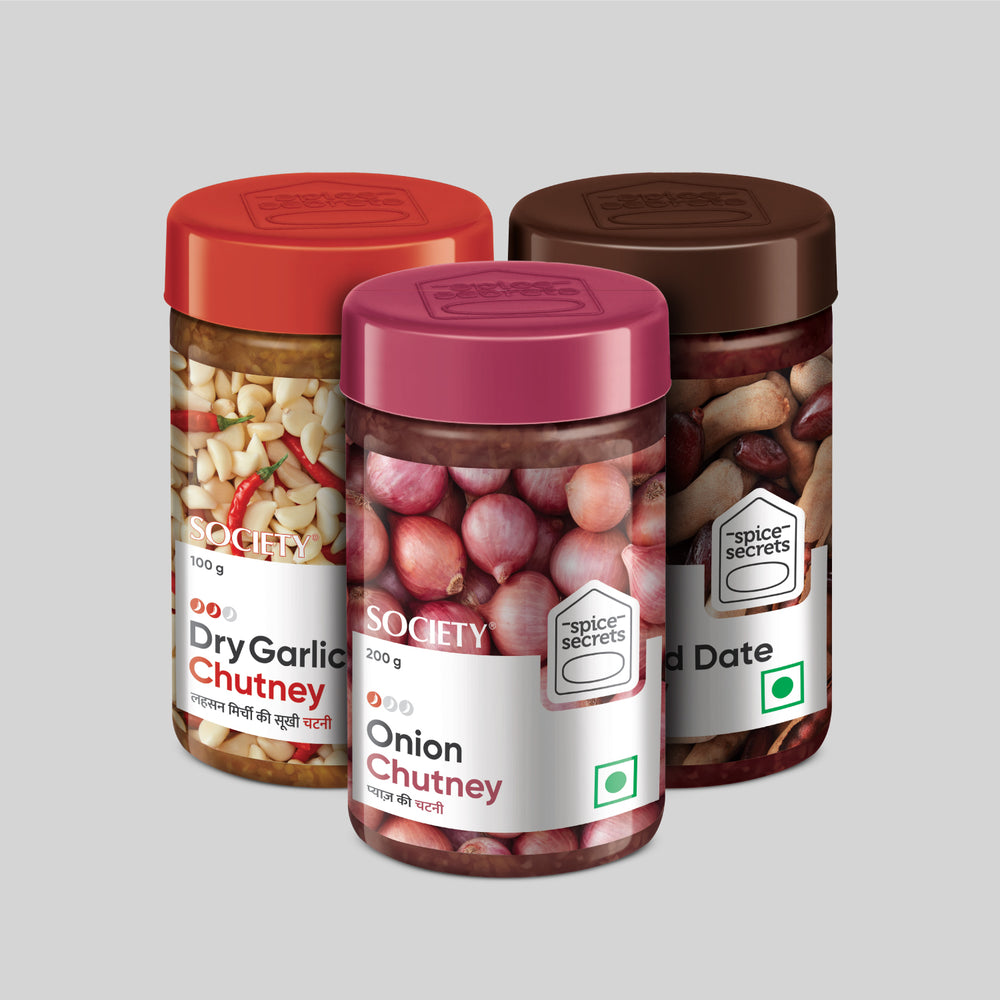 Onion + Dry Garlic + Imli Chutney Online Society Tea