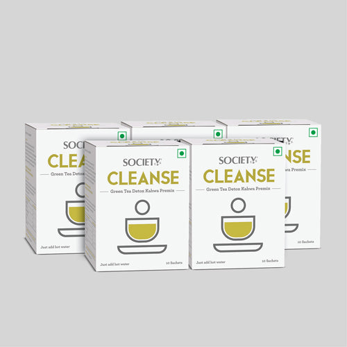 Cleanse Green Tea Detox Kahwa Premix - Pack of 5