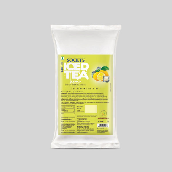 Society Iced Tea Lemon Green Tea Premix Pouch