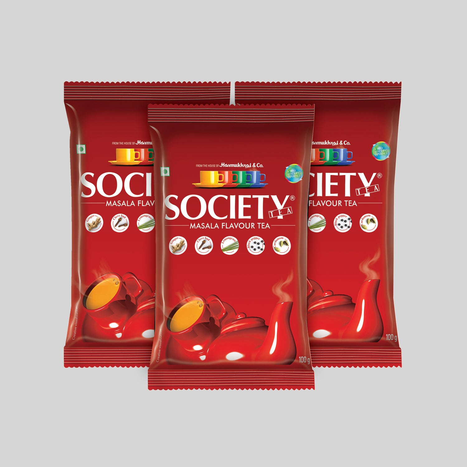 Buy Masala Tea Pouch Pack of 3 | Authentic Masala Tea Online | Society ...