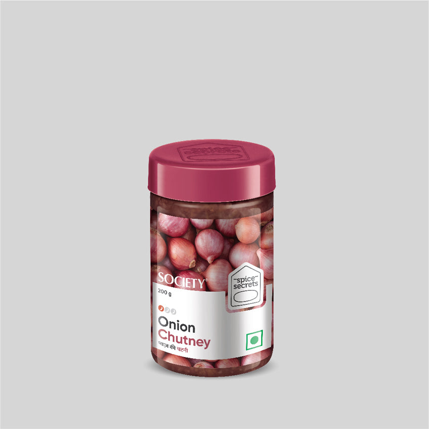 Onion Garlic Chutney Jar 200g Shop From Society Tea